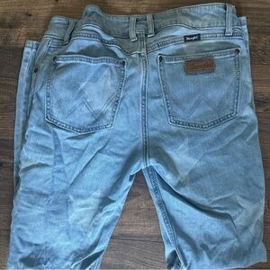 Wrangler Light Blue Stars Flare Jeans